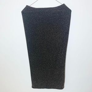 Gold & black Mid Skirt